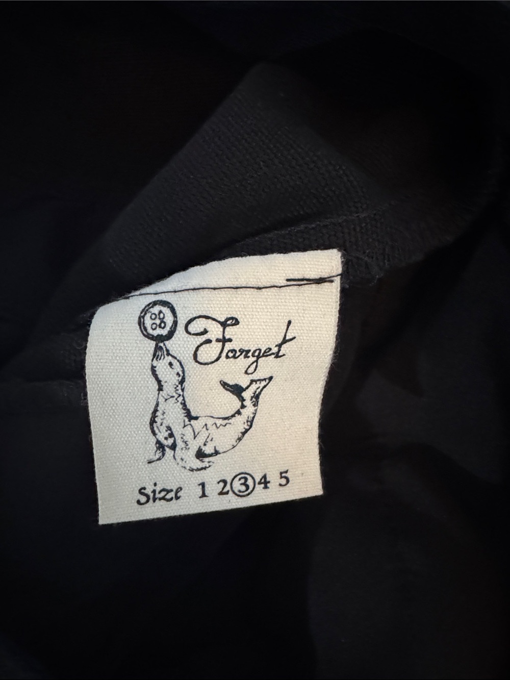 ComeForget Black Sailor-Style Wide Leg Jeans - Picture 3 of 7